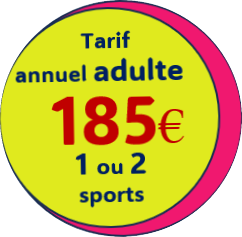 tarif adulte185